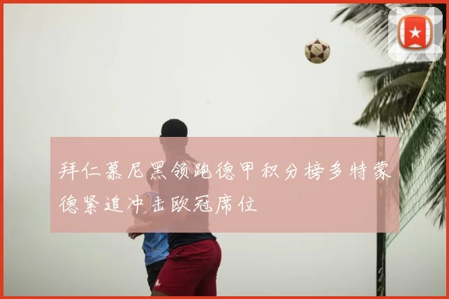 拜仁慕尼黑领跑德甲积分榜多特蒙德紧追冲击欧冠席位